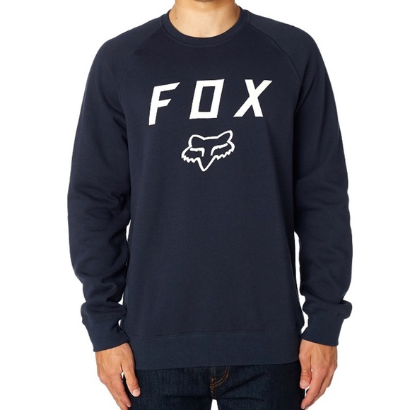 Fox Men’s Legacy Crew Fleece Sweatshirt - Picture 1 of 6